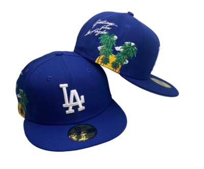 Los Angeles Dodgers MLB Cloud Icon New Era 59fifty fitted hat cap Royal blue