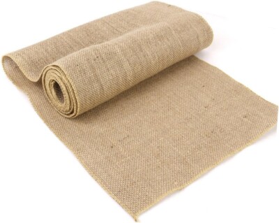 12'' Wide Burlap Fabric Natural Multipurpose Fabric - SOLD BY THE YARD