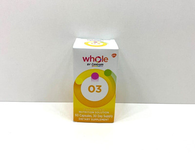 NEW Whole By Centrum 03 Customized Nutrition Solution C D3 Magnesium Zinc 2025