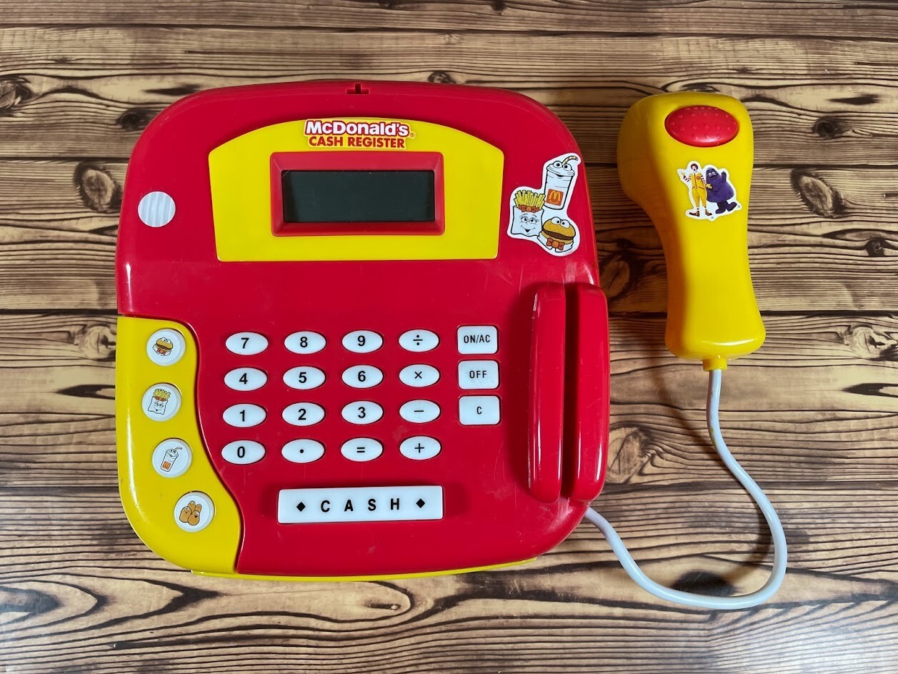 McDonald's Childrens Toy Cash Register (Scanner does not