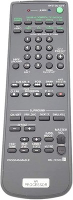 Remote Control RM-PE300 For Sony Digital Surround Processor SDPE300