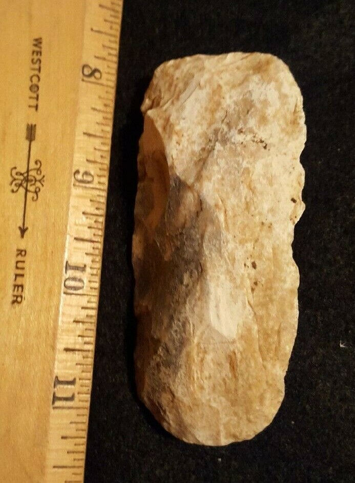 Nice flint celt ARROWHEADS from Calhoun CO.IL. NATIVE AMERICAN INDIAN ARTIFACT