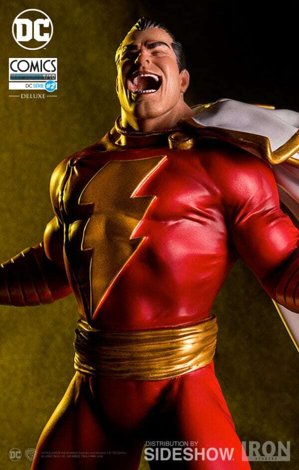 CAPTAIN MARVEL IRON STUDIOS SHAZAM 1:10 SCALE STATUE! BILLY BATSON!  ZEUS