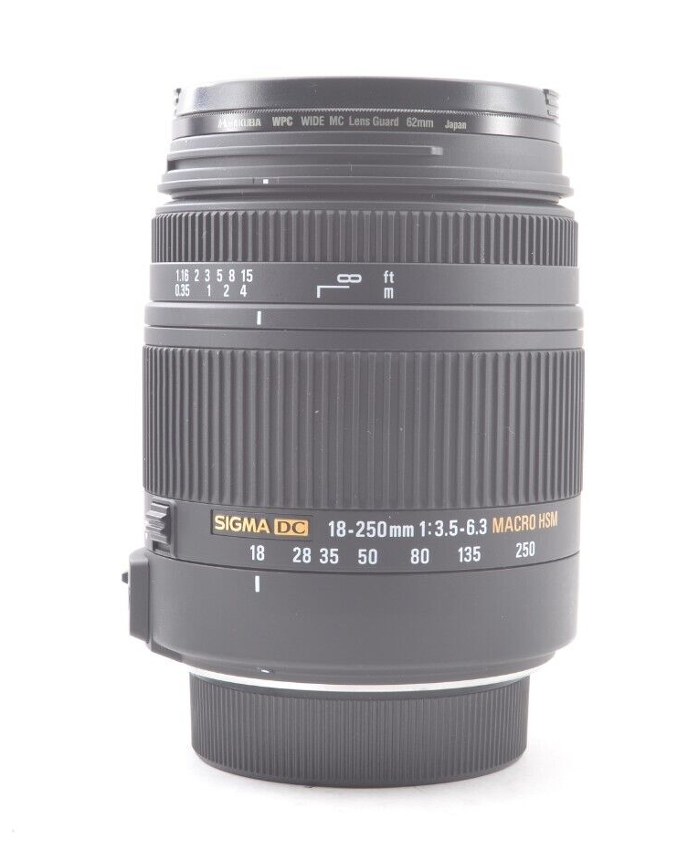 美品　シグマ　SIGMA　DC 18-250 3.5-6.3 MACRO HSM Amazon.com : Sigma 18-250mm f/3.5-6.3 DC OS HSM IF Lens for