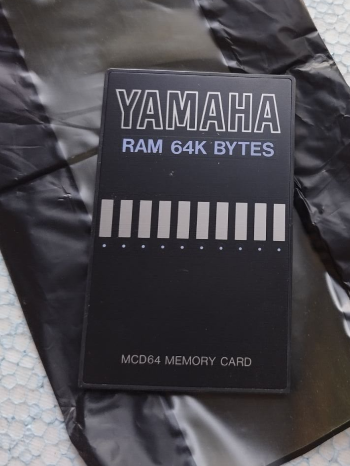 Yamaha MCD64 Memory Card RAM 64K Bytes | eBay