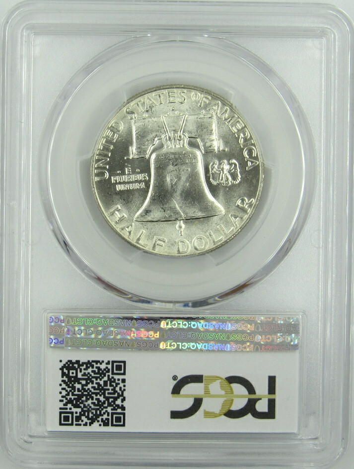 1960-D FRANKLIN HALF DOLLAR PCGS MS64FBL FULL BELL LINES