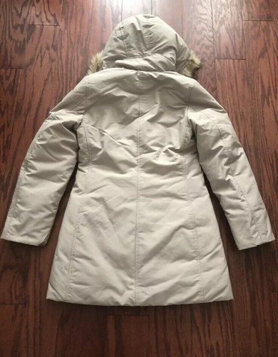 Pre-owned Uniqlo Women Ultra Warm Down Coat Size M/l In Beige