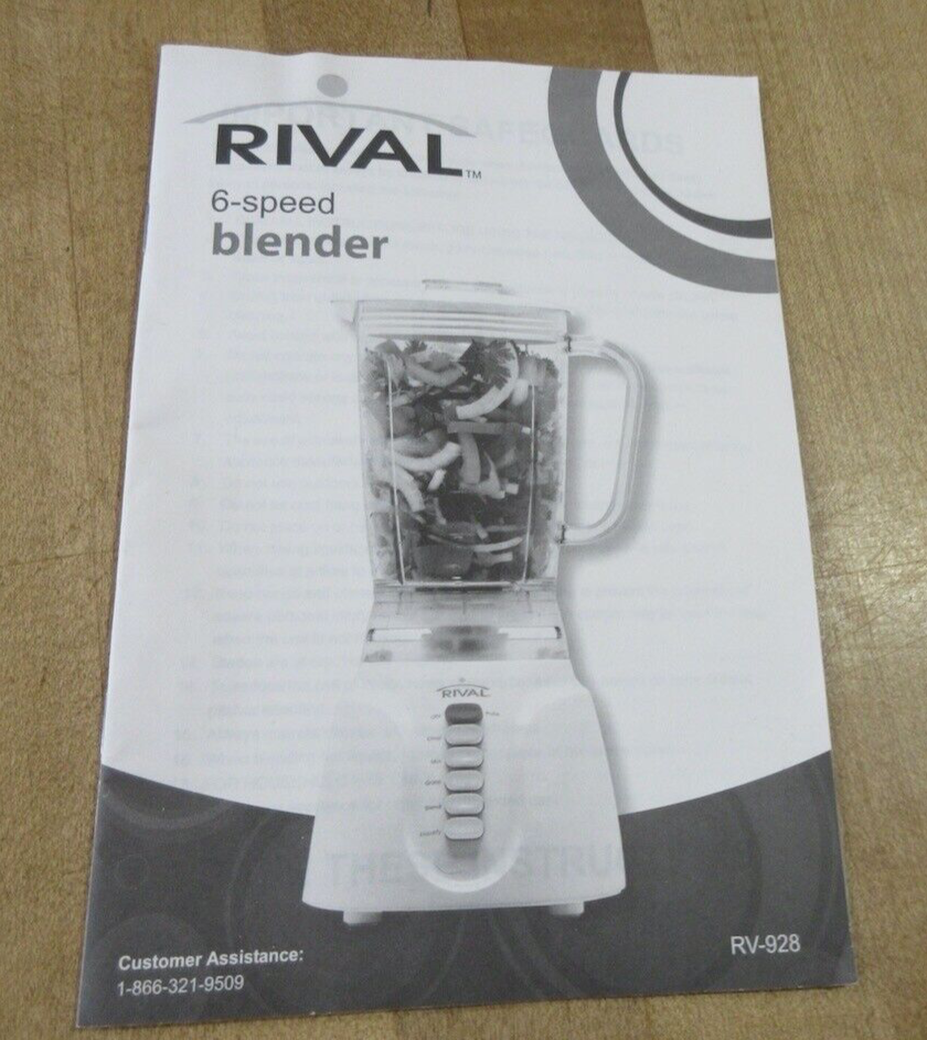 Rival Blender 6 Speed