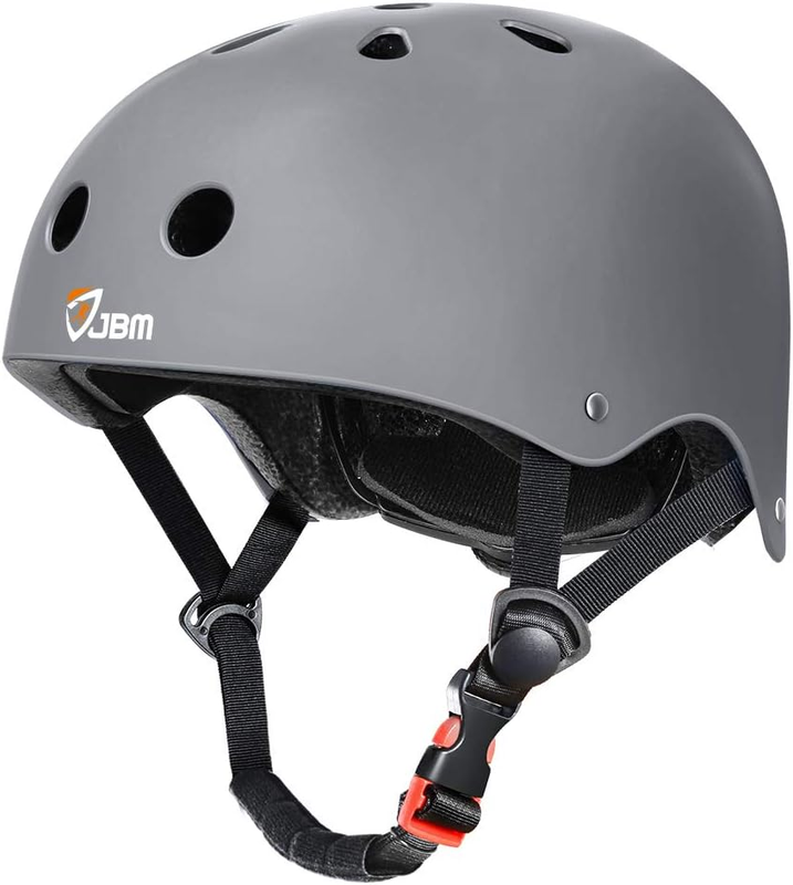 Skateboard Bike Helmet - Lightweight, Adjustable & Design of