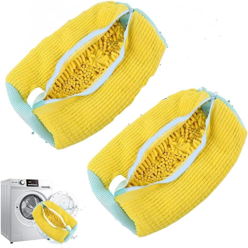 Shoe Washing Bag for Washing Machine 2 Pack for Sneakers, Athletic Shoes, 360° O