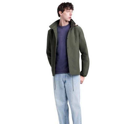 

Куртка Herschel Hooded Coach Jacket Мужская оливковая камуфляжная спортивная одежда Верхняя одежда, Зеленый, Herschel Hooded Coach Jacket