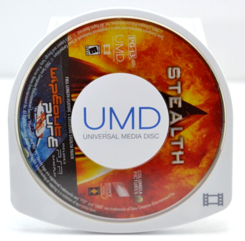Stealth + Wipeout Pure Sony PSP UMD Movie and Game Combo