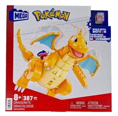 MEGA Bloks Pokemon Adventure Builder Atom Block Dragonite 387 pcs Kids 8+ Mattel