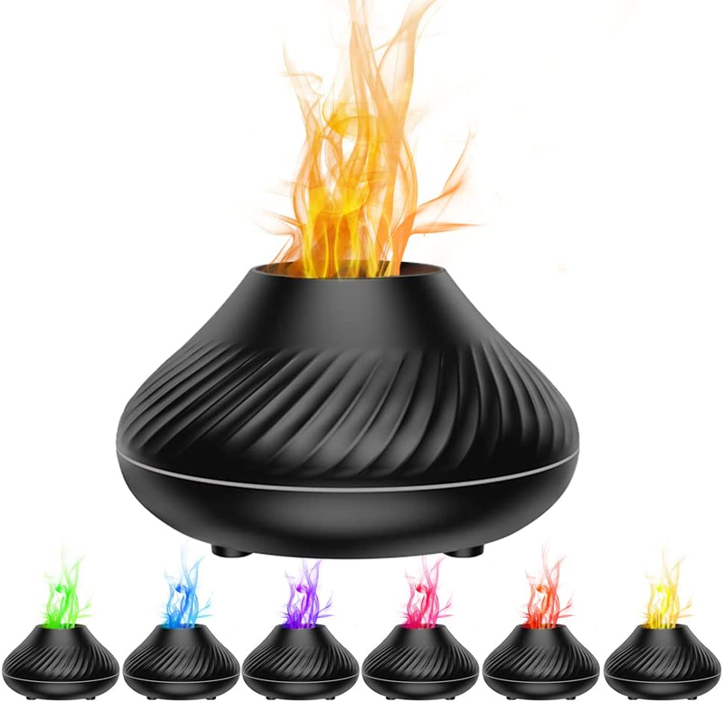 Aromatherapy Diffuser with 7 Flame Colors Humidifier for Home Office Car & Yoga