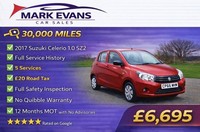 2017 Suzuki Celerio 1.0 SZ2 5dr HATCHBACK Petrol Manual