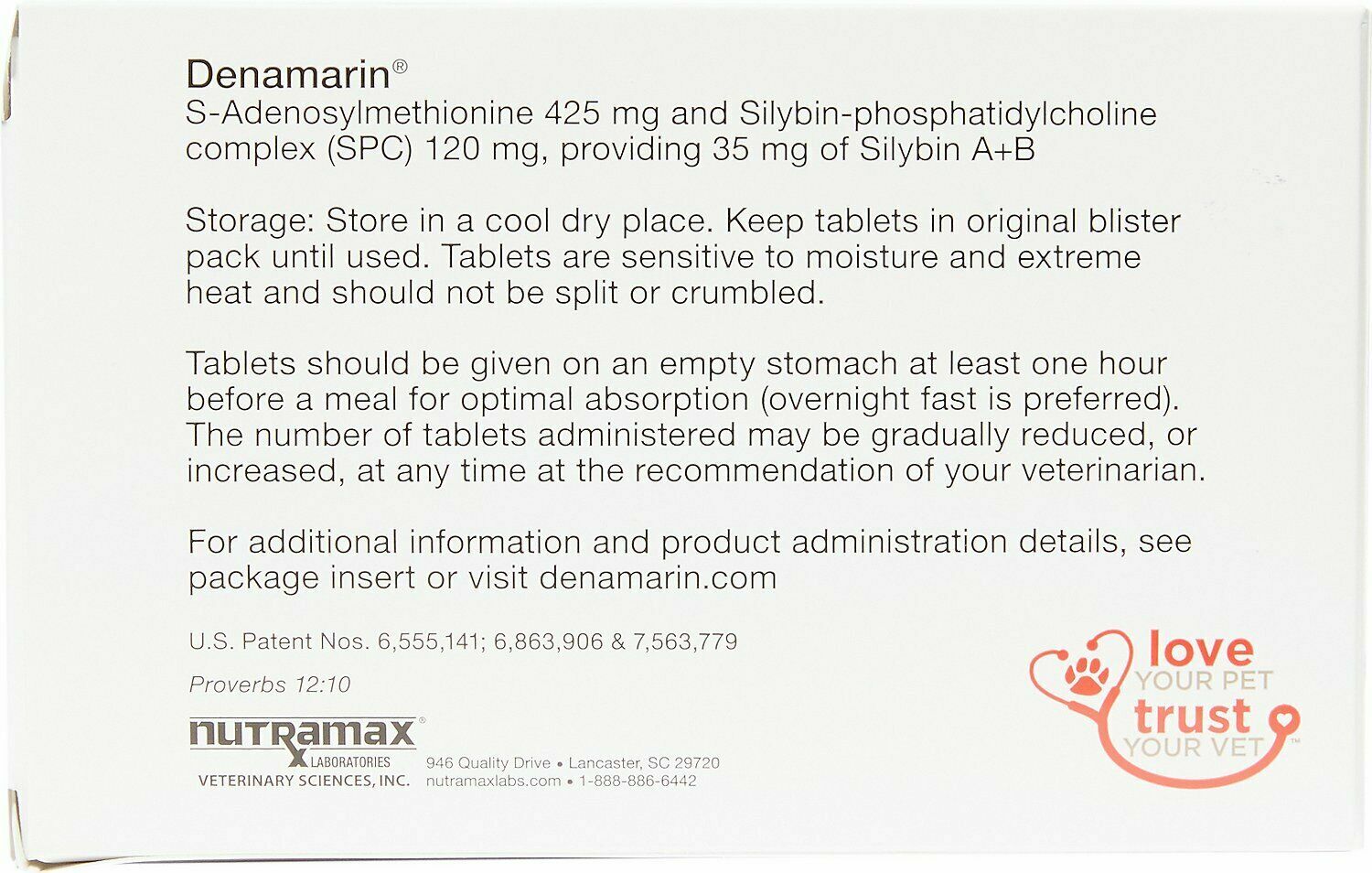 *new sale * Nutramax Denamarin Tablets for Cats and Dogs * free shiping ***