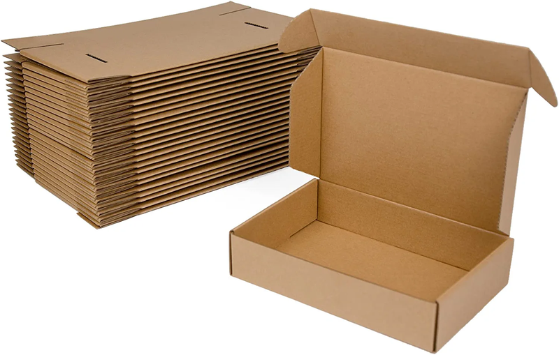 Es Pack Of 25, Brown Corrugated Cardboard Bo..