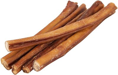 12''  Black Angus JUMBO THICK BULLY STICKS natural dog chews treats Dog Bone