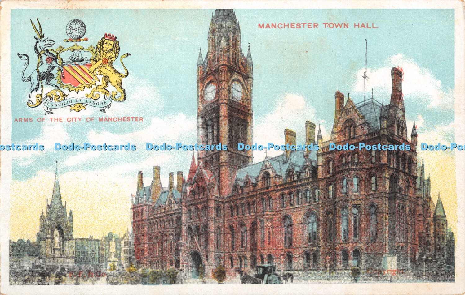 R404891 Manchester Town Hall Arms of the City o...