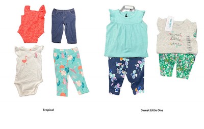 

Комплект боди и леггинсов Carters Baby Girls из 4 предметов с короткими рукавами