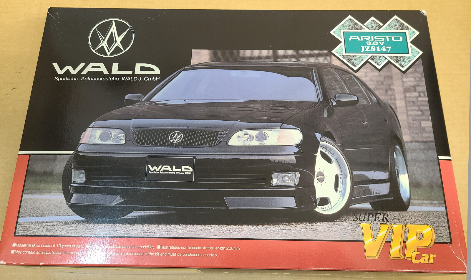 Aoshima WALD ARISTO 3.0V JZS147 TOYOTA VIP Car Japan LEXUS