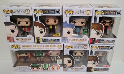 Funko Pop Harry Potter RARE VAULTED Year 4 Fleur Cedric Diggory Quidditch +MORE!