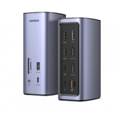 UGREEN 12 in 1 USB-C Multifunctional Docking Station Dual HDMI DP For MacBook