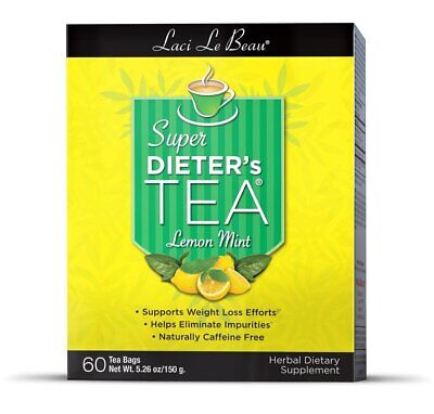 Чай Laci Le Beau Super Dieters с лимонной мятой, 60 пакетиков