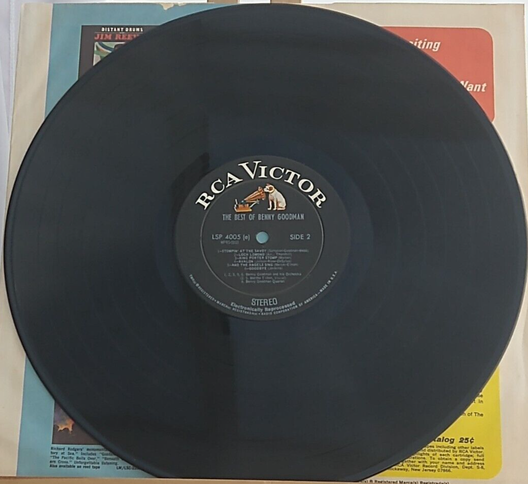 The Best Of Benny Goodman 12&rdquo; LP 1968 RCA Victor AFL1-4005e