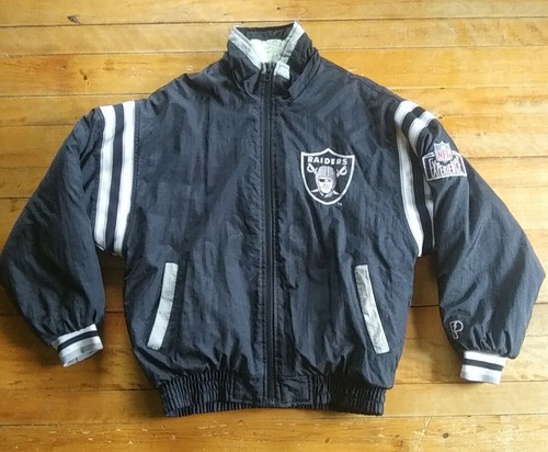 Los Angeles Raiders ジャケット Men's Black Los Angeles Raiders Gridiron Classics Authentic