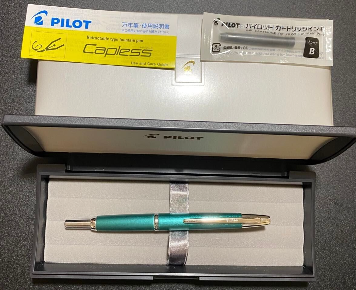 筆記具 PILOT CAPLESS decimo Emerald-Green FP PILOT Limited Edition Vanishing Point Capless Decimo