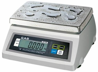 CAS SW-50W(50LB) Washdown Portion Control Scale, 50lb Capacity, 0.01lb Readabili