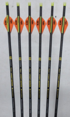 @NEW@ 6- Victory Archery RIP TKO Elite 300 Hunting Carbon Arrows Bohning Blazer