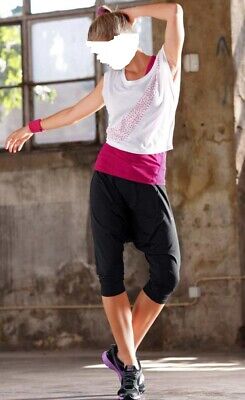 Nike Damen Dri-FIT Funktionsshirt Shirt Weiß-Rosa Größe L-XL
