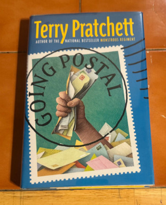 Going Postal : A Novel of Discworld by Terry Pratchett (2004, Hardcover)