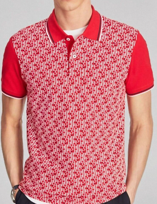 Black Friday men s Carolina Herrera Short Sleeved Polo Shirt