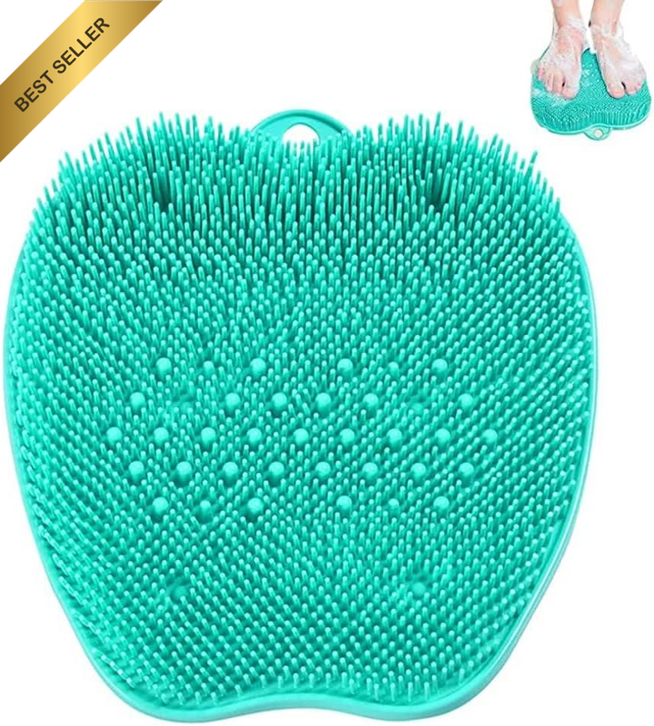 Foot Scrubber Mat for Use in Shower - Shower Foot Cleaner to Eliminate Calluses