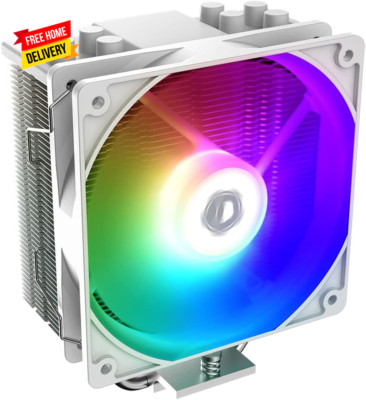 SE-214-XT ARGB White CPU Cooler 4 Heatpipes CPU Air Cooler ARGB Light Sync with 