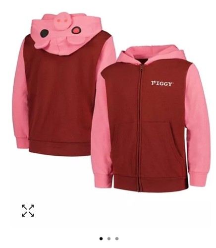 ✨️ MAD ENGINE Piggy Roblox lightweight zip Hoodie- Youth S