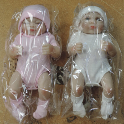 Realistic Reborn Baby Dolls Twins Full Body Vinyl Silicone Preemie Boy&Girl Gift