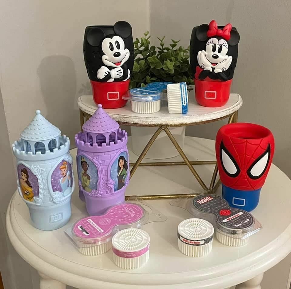 SCENTSY ESSENTIAL OIL Harvest, Holiday TIN 3PK MINI FAN diffusers YOU PICK SCENT