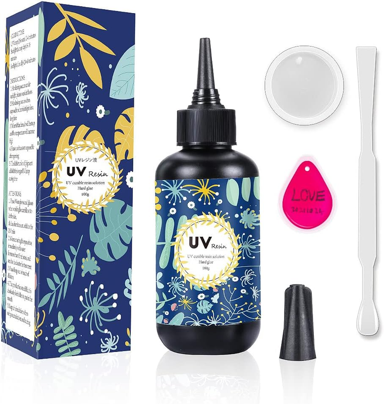 Crystal Clear Hard UV Resin Upgraded Formula Ultraviolet Fast Curing Resin for J