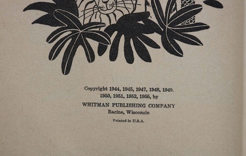 1955 Vintage Big Story Book  Illustrated Whitman Publishing Co Sat211 SH-2