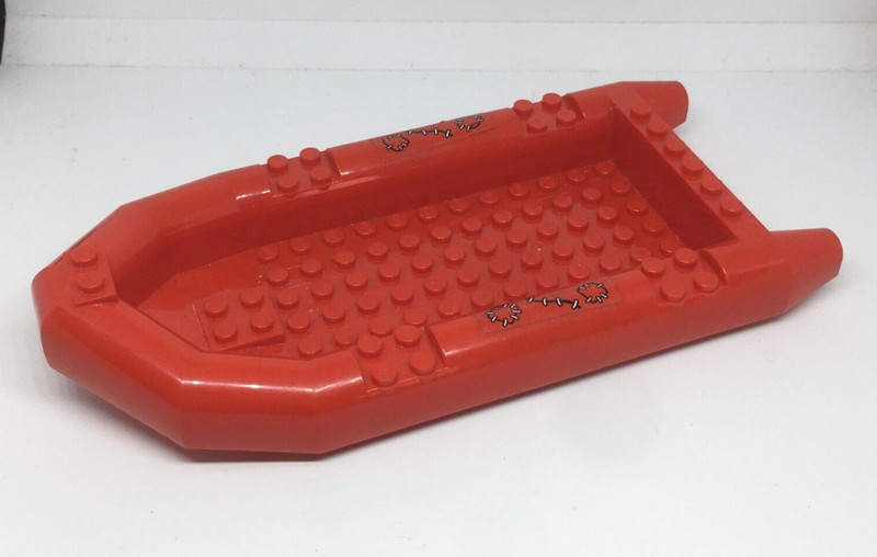 Lego Police : Bateau Zodiac Canot - RÃ©F 62812pb10 Rouge - Set 60128