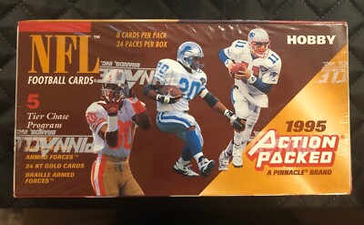 1995 Pinnacle Action Packed Hobby Box, Set Factory Sealed ￼