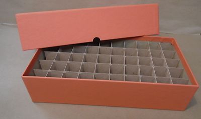 Guardhouse Round or Square Quarter Coin Tube Storage Box Holds 50 Coin Tubes