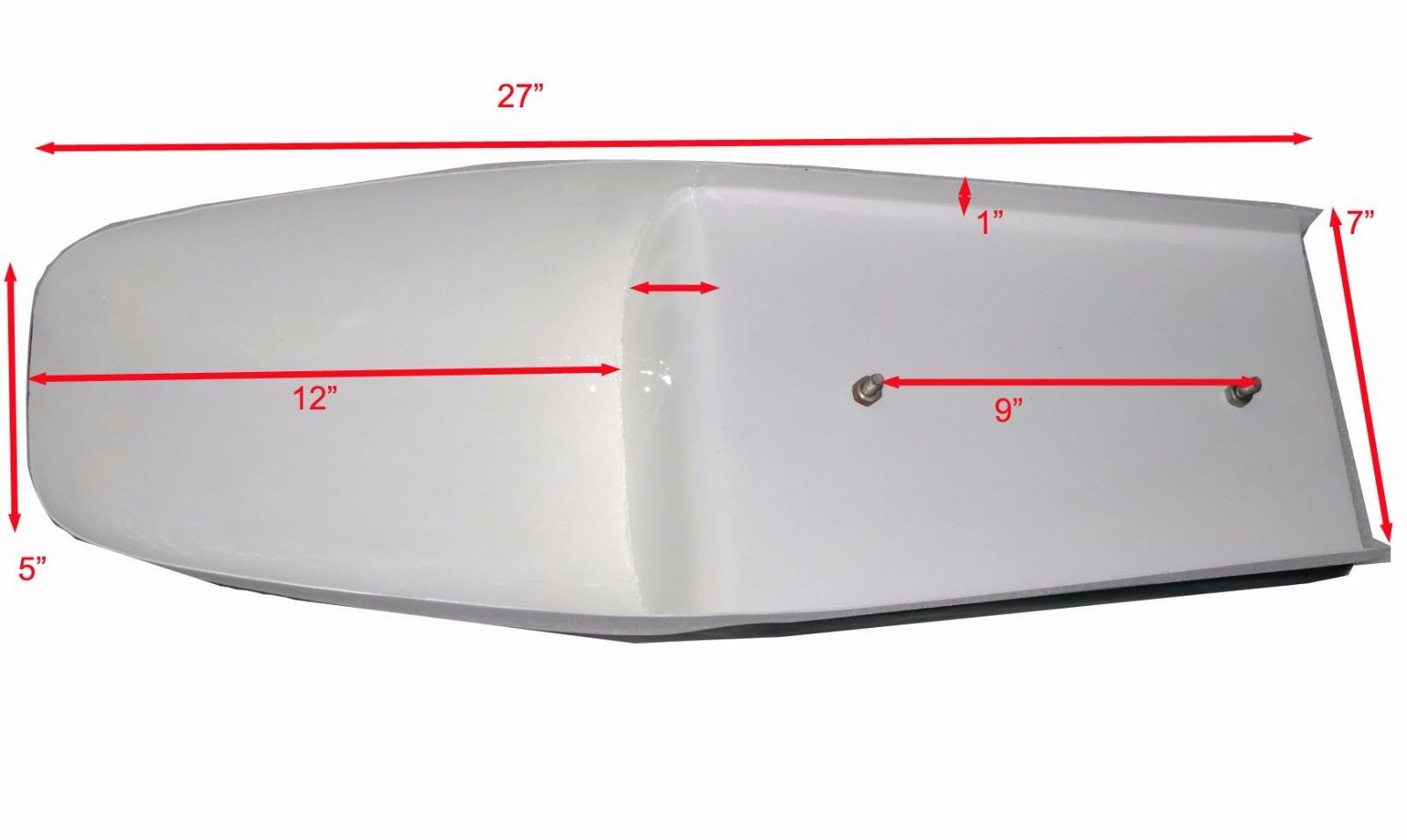 Benelli Mojave Cafe Racer 260 360 White & Cherry Petrol Fuel Tank With Seat  