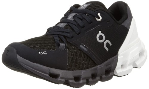 Pre-owned On Running 81.98663 Womens Running Shoes Sneakers Cloudflyer 4 Wide Black/white