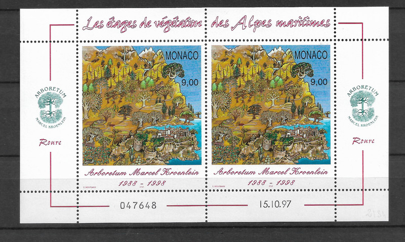Monaco Feuillet  NÂ° 2134  Annee 1997 Neuf ** Luxe  Top Affaire !!!!!!!
