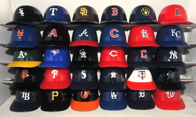 MLB Baseball COMPLETE SET (30) Ice Cream SUNDAE HELMETS New Mini Snack Bowl Cup